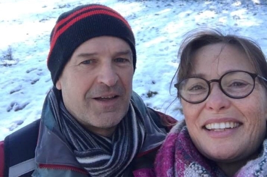 Calire and husband