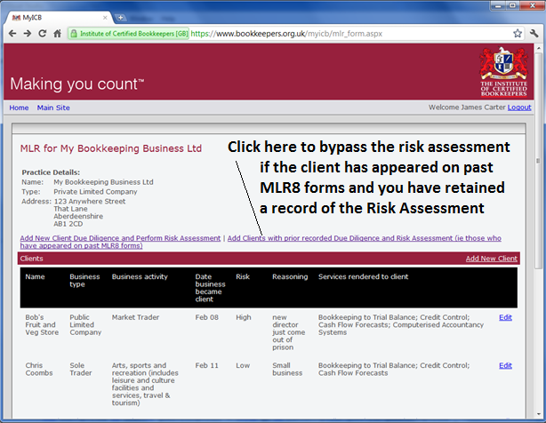 Bypass RA