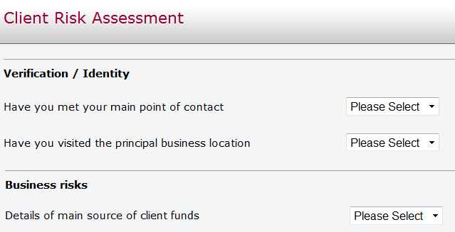 Risk Assessment