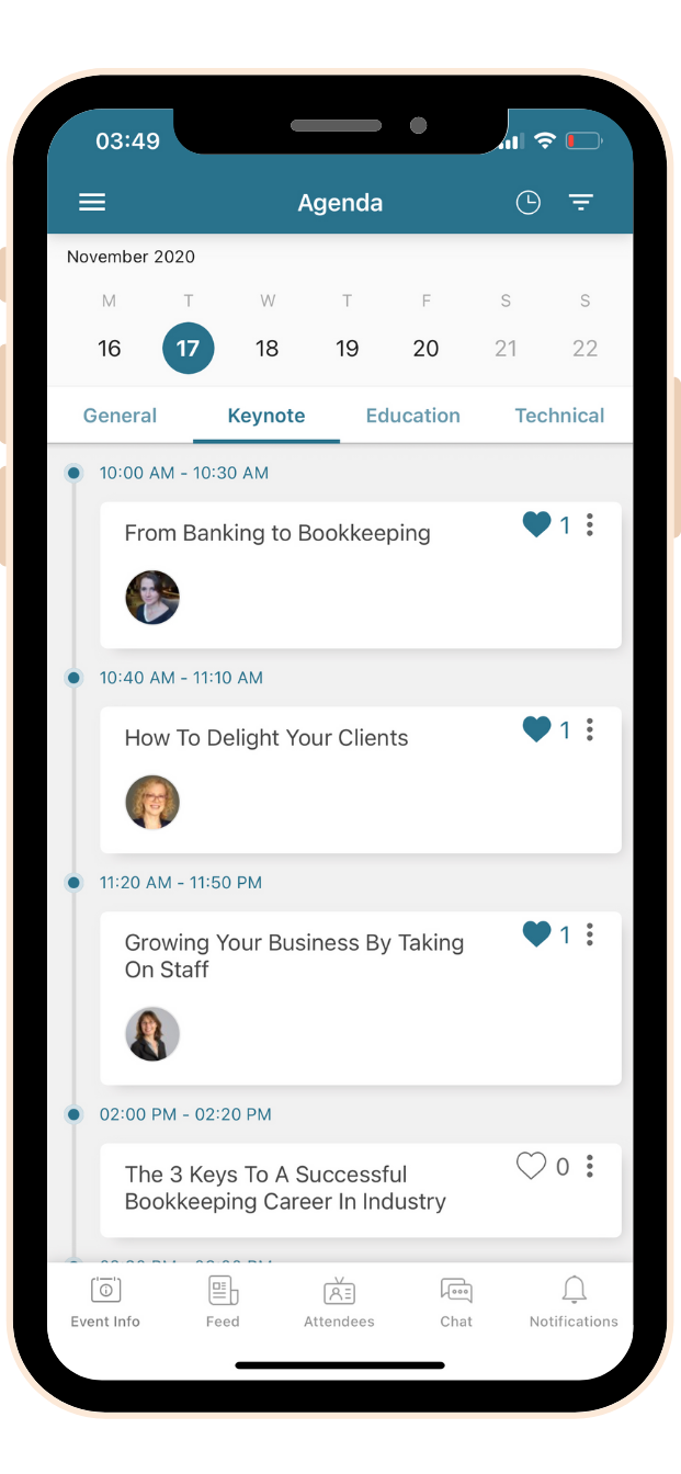 Bookkeepers Summit app