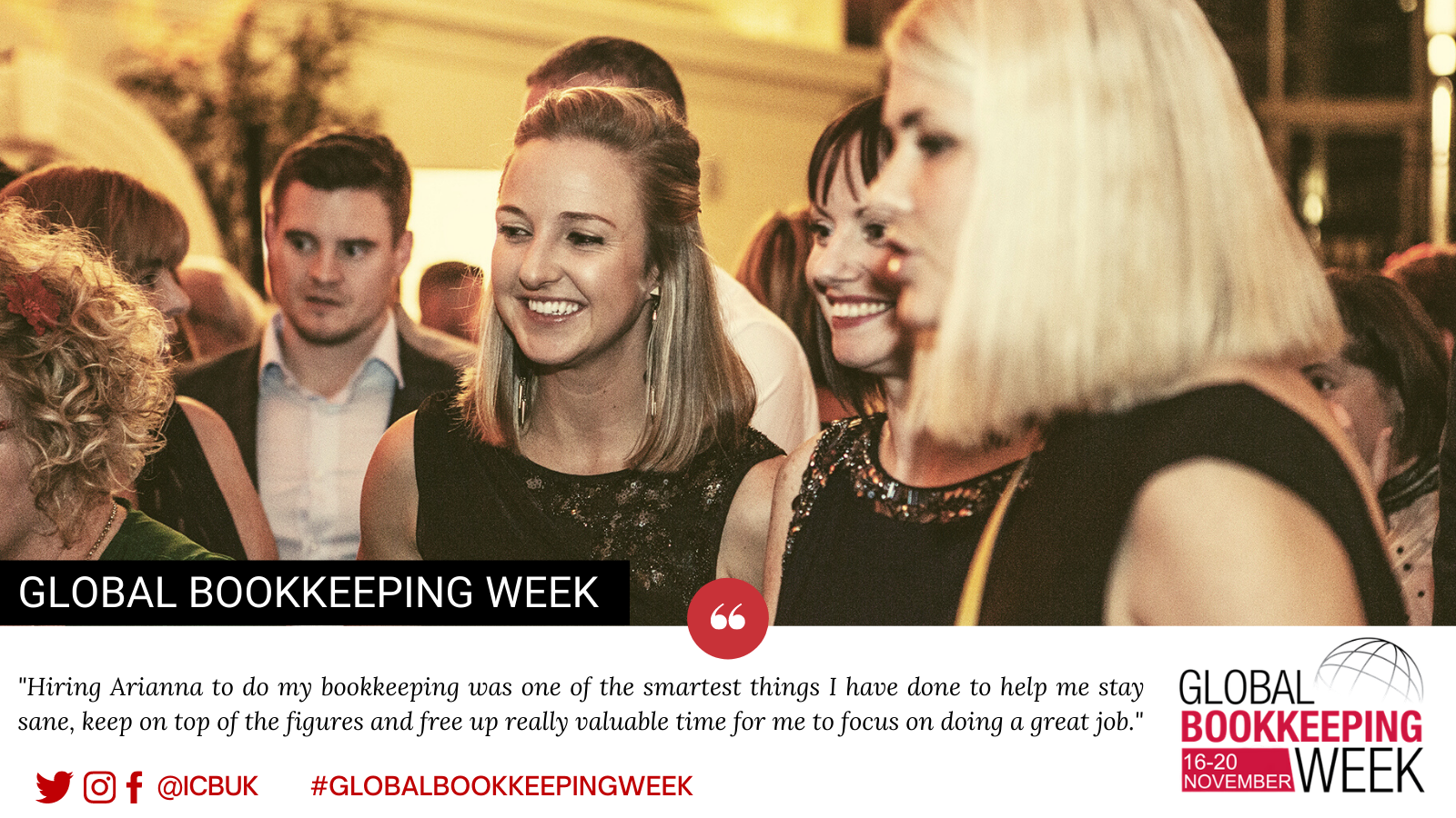 Global Bookkeeping Week Twitter template