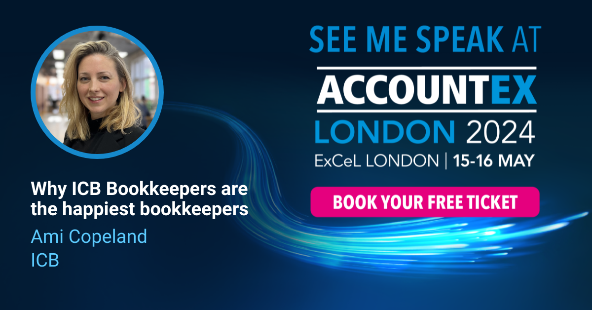 Ami speaking at Accountex banner