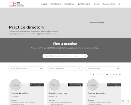 Website wireframe sneak peek